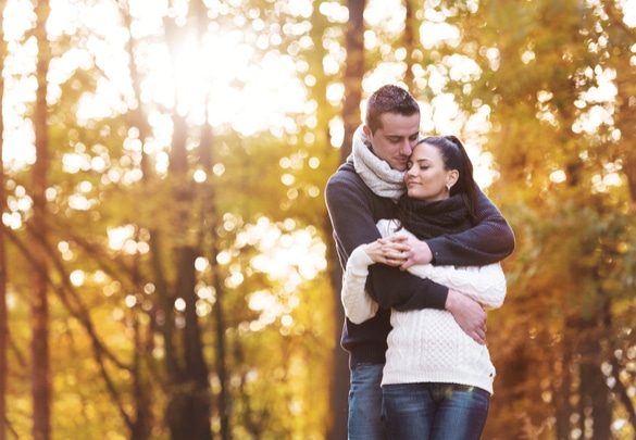 Young couple in love